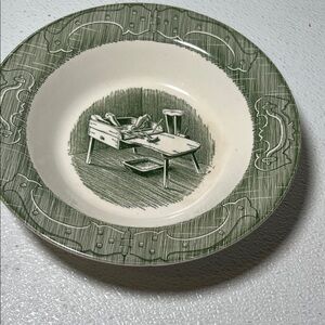 Royal China - Rimmed Serving Bowl “COBBLER’S BENCH” in The Old Curiosity Shop